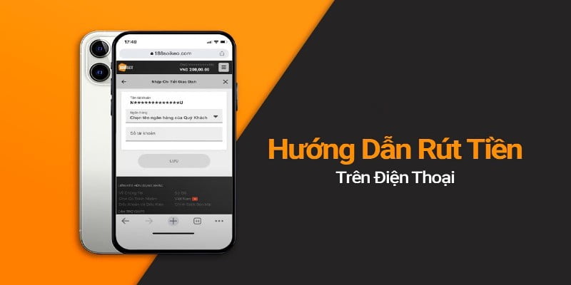 Hướng dẫn cách rút tiền 88Bet trên điện thoại Hướng dẫn cách rút tiền 88Bet trên điện thoại