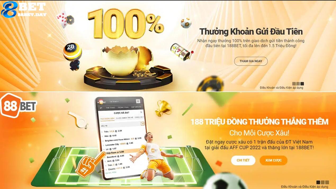 Nhà cái 88BET mang lại nhiều trải nghiệm đặc sắc cho người chơi Nhà cái 88BET mang lại nhiều trải nghiệm đặc sắc cho người chơi