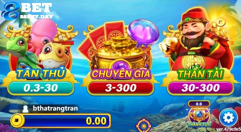 Chơi CaiShen Fishing nhận thưởng không ngừng nghỉ tại 88bet 8 Chọn phòng chơi phù hợp khi tham gia bắn cá thần Tài