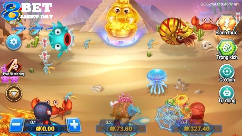 Hero Fishing – Hoá thân vào anh hùng bắn cá tài ba tại 88bet 9 Bàn chơi sẽ xuất hiện, anh em vào game và bắn cá cực đã