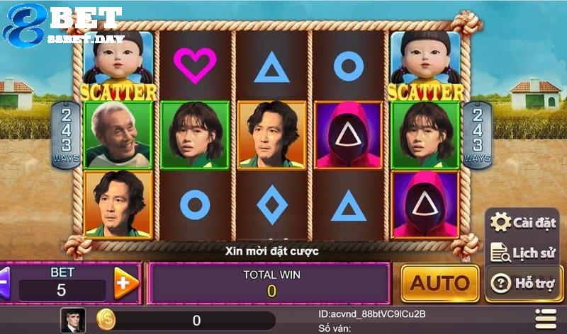 Nổ hũ Squid Game – Hồi hộp theo vòng quay cuốn hút tại 88bet 8 Bắt đầu quay nổ hũ, chờ đợi kết quả được trả về chỉ sau vài giây